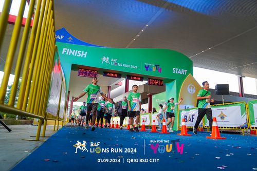 Race photo from BAF LIONS RUN 2024