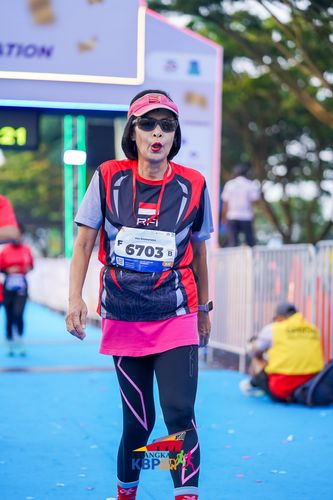 Race photo from CISANGKAN KBP CITY RUN 2025