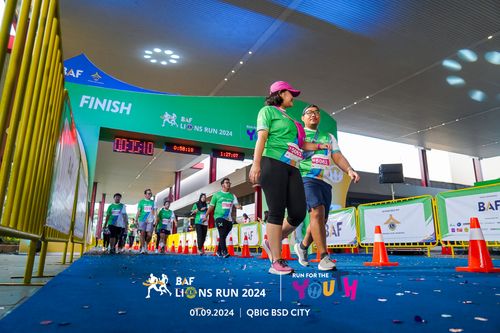 Race photo from BAF LIONS RUN 2024