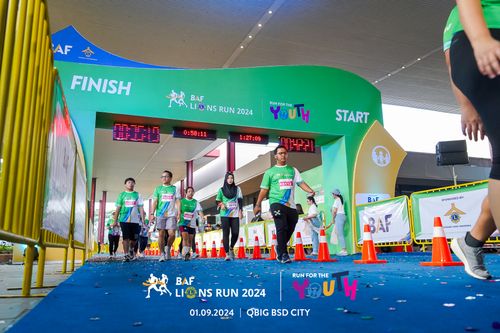 Race photo from BAF LIONS RUN 2024