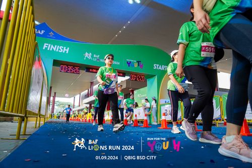 Race photo from BAF LIONS RUN 2024