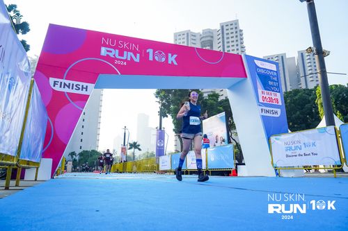 Race photo from Nu Skin Run 10K