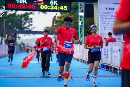 Race photo from CISANGKAN KBP CITY RUN 2025
