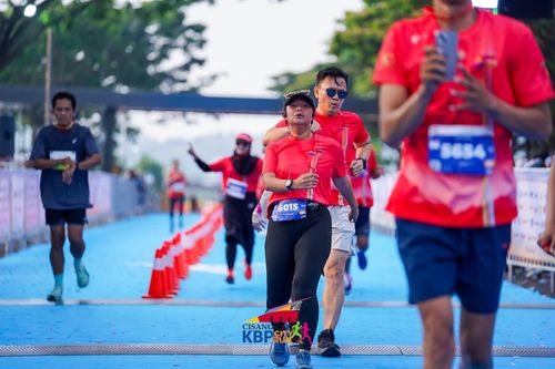 Race photo from CISANGKAN KBP CITY RUN 2025
