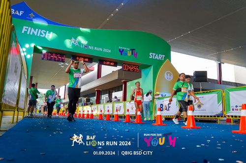 Race photo from BAF LIONS RUN 2024