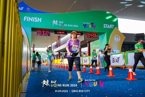 Race photo from BAF LIONS RUN 2024