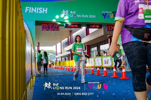 Race photo from BAF LIONS RUN 2024