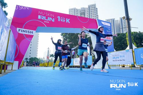 Race photo from Nu Skin Run 10K