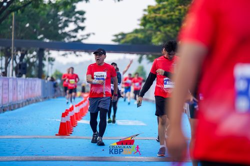 Race photo from CISANGKAN KBP CITY RUN 2025