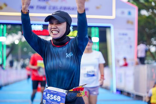 Race photo from CISANGKAN KBP CITY RUN 2025