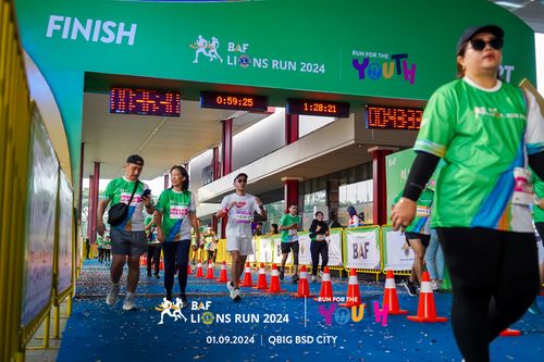 Race photo from BAF LIONS RUN 2024