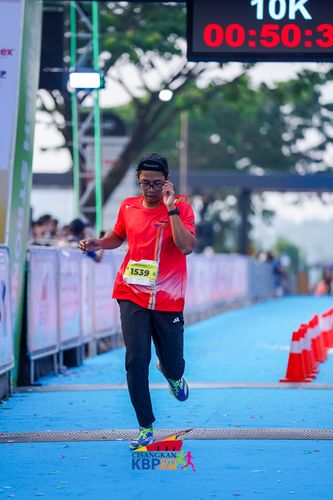 Race photo from CISANGKAN KBP CITY RUN 2025
