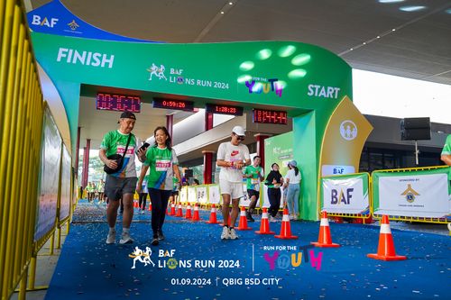 Race photo from BAF LIONS RUN 2024