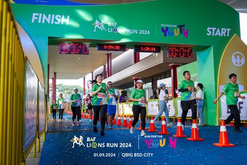 Race photo from BAF LIONS RUN 2024