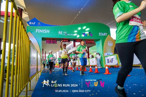 Race photo from BAF LIONS RUN 2024