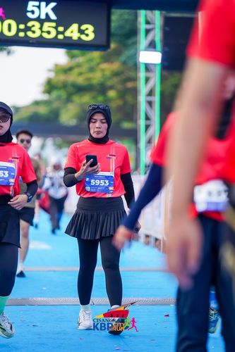 Race photo from CISANGKAN KBP CITY RUN 2025