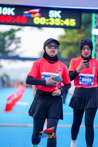 Race photo from CISANGKAN KBP CITY RUN 2025
