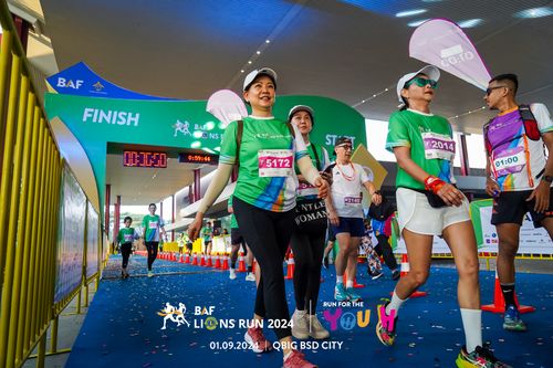 Race photo from BAF LIONS RUN 2024