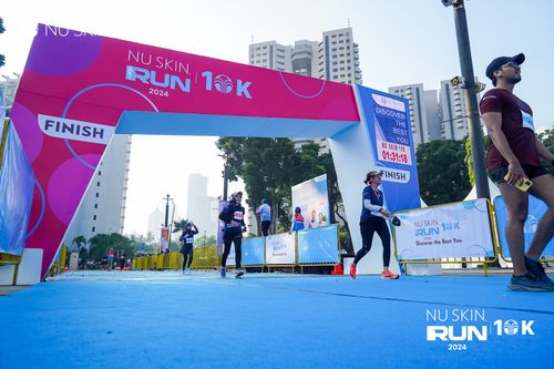 Race photo from Nu Skin Run 10K
