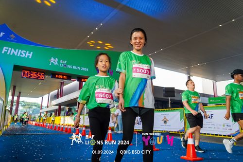 Race photo from BAF LIONS RUN 2024