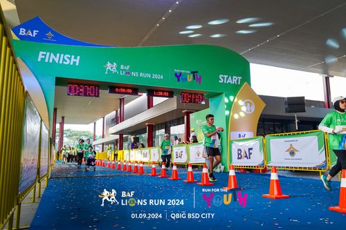 Race photo from BAF LIONS RUN 2024