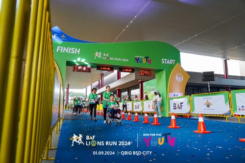 Race photo from BAF LIONS RUN 2024