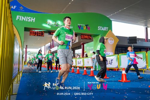 Race photo from BAF LIONS RUN 2024
