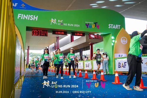 Race photo from BAF LIONS RUN 2024