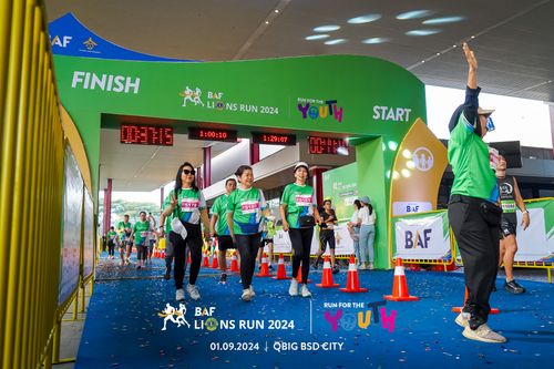 Race photo from BAF LIONS RUN 2024