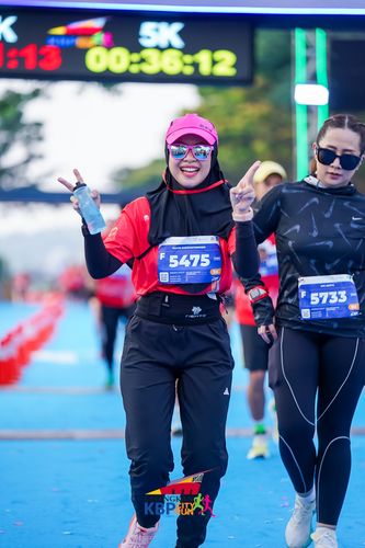 Race photo from CISANGKAN KBP CITY RUN 2025