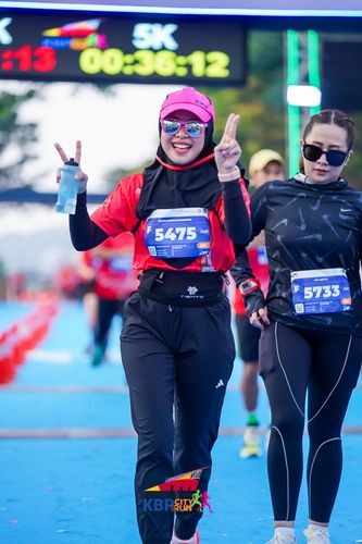 Race photo from CISANGKAN KBP CITY RUN 2025