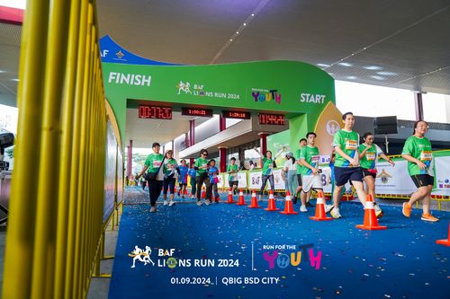 Race photo from BAF LIONS RUN 2024