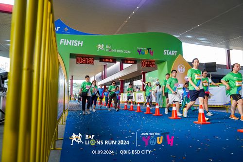 Race photo from BAF LIONS RUN 2024