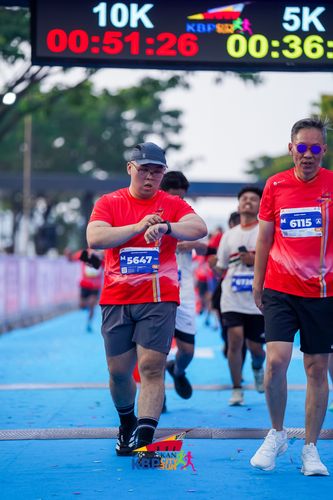 Race photo from CISANGKAN KBP CITY RUN 2025