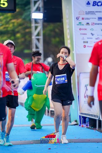 Race photo from CISANGKAN KBP CITY RUN 2025