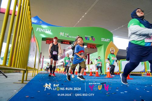 Race photo from BAF LIONS RUN 2024