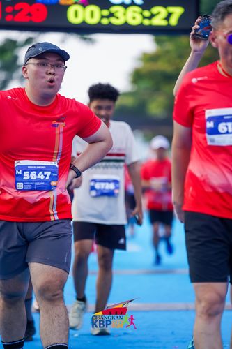 Race photo from CISANGKAN KBP CITY RUN 2025