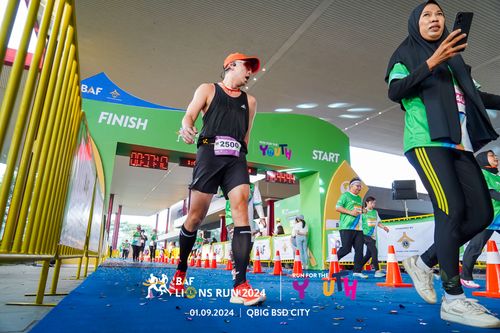 Race photo from BAF LIONS RUN 2024