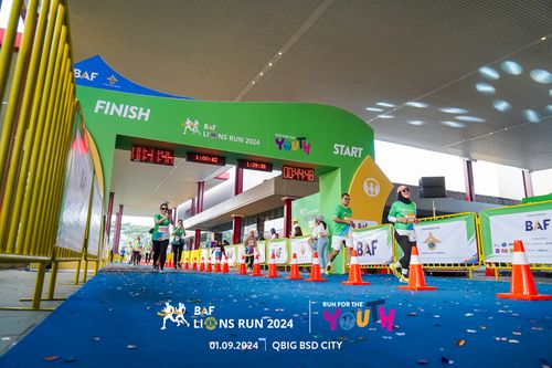 Race photo from BAF LIONS RUN 2024