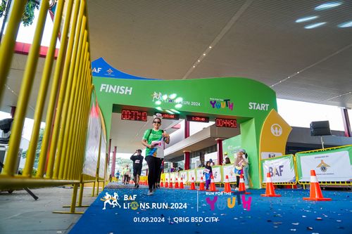 Race photo from BAF LIONS RUN 2024