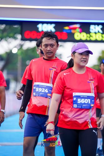 Race photo from CISANGKAN KBP CITY RUN 2025