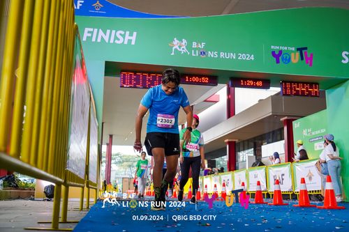 Race photo from BAF LIONS RUN 2024