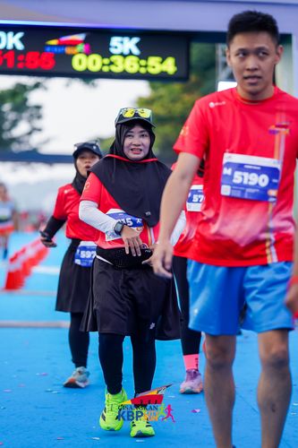 Race photo from CISANGKAN KBP CITY RUN 2025