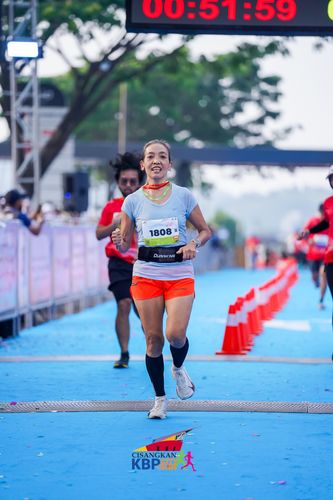 Race photo from CISANGKAN KBP CITY RUN 2025