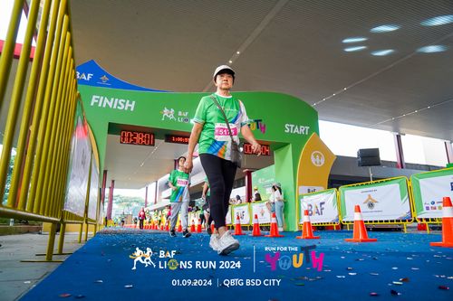 Race photo from BAF LIONS RUN 2024