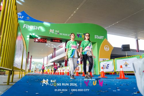 Race photo from BAF LIONS RUN 2024