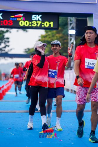 Race photo from CISANGKAN KBP CITY RUN 2025