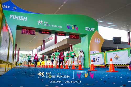 Race photo from BAF LIONS RUN 2024