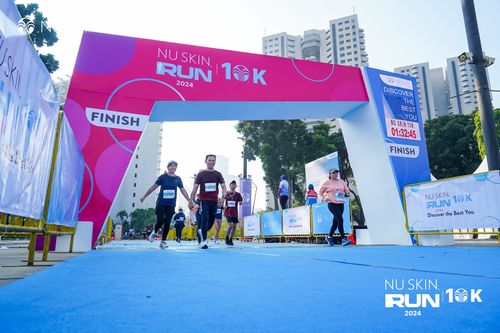Race photo from Nu Skin Run 10K