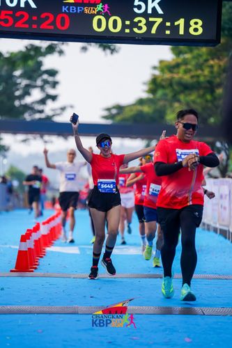 Race photo from CISANGKAN KBP CITY RUN 2025